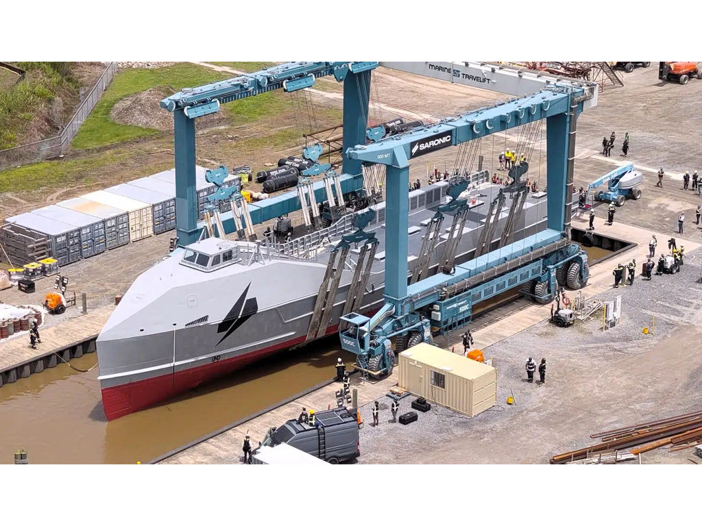 Saronic launches first Marauder unmanned vessel