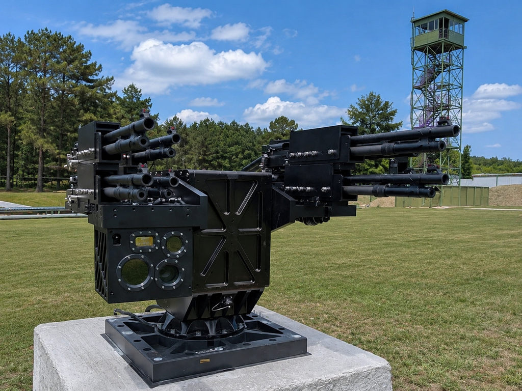 Beretta prepares eight-shotgun anti-drone turret