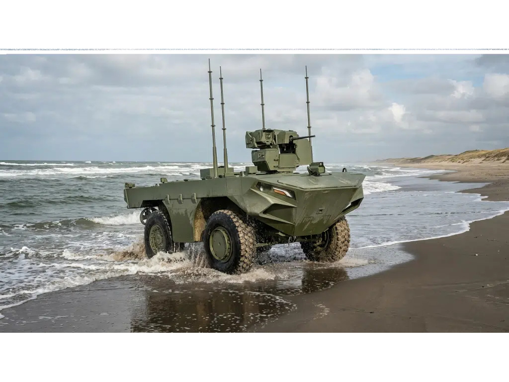 FNSS unveils U-MAV unmanned amphibious vehicle