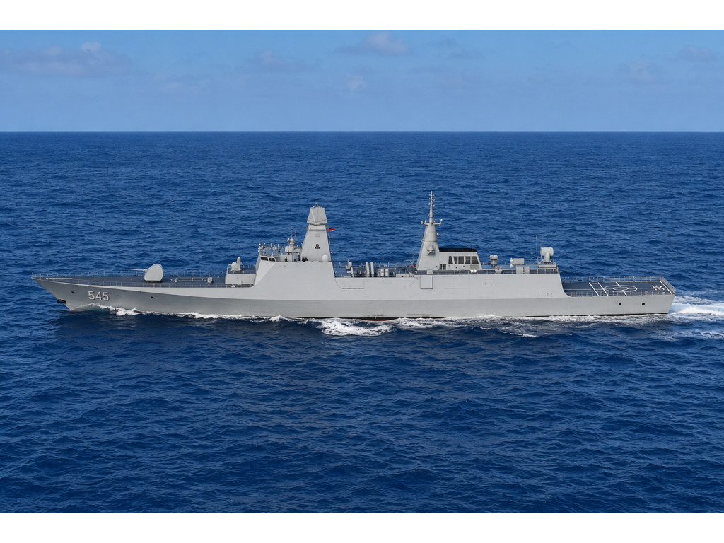 China deploys new Type 054B frigate with carrier strike group