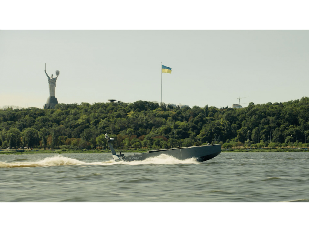 Ukraine showcases naval drone fleet armed with missiles and air defence systems