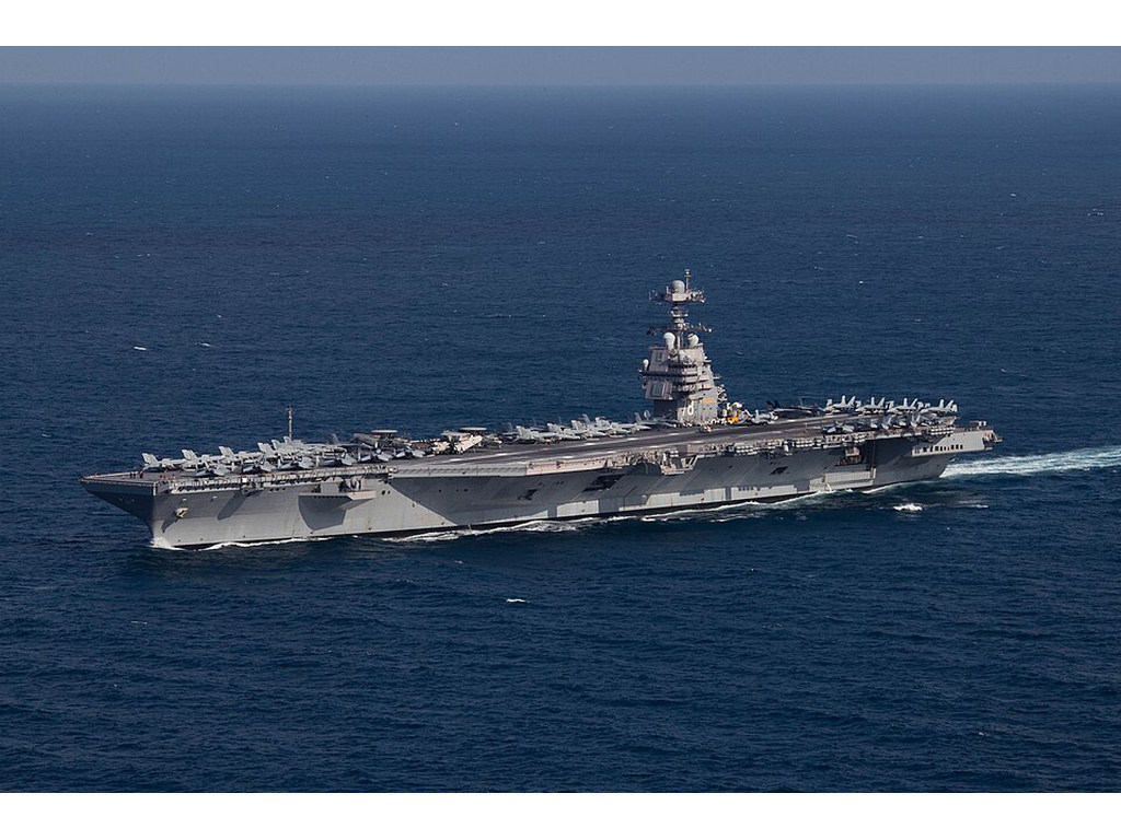 USS Gerald R. Ford to be tested as floating power plant